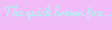Image with Font Color BCEBF2 and Background Color F1BCF7